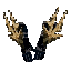 Excellent Dark Side Gloves Gold